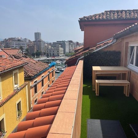 Las Terrazas De Gueeli 6 Pax Wifi - Garaje - Vistas - Vut-3391-As Gijón Kültér fotó