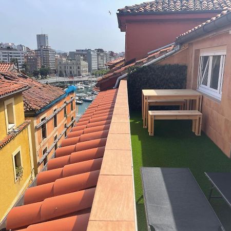 Las Terrazas De Gueeli 6 Pax Wifi - Garaje - Vistas - Vut-3391-As Gijón Kültér fotó