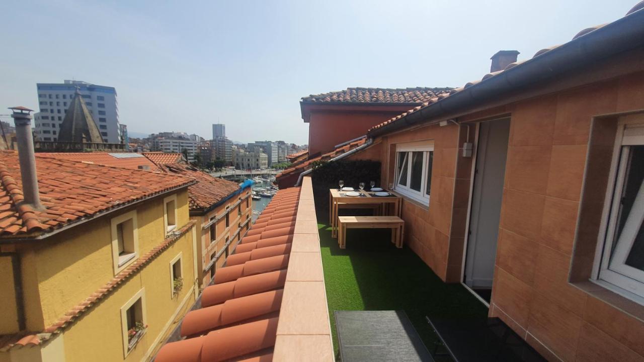 Las Terrazas De Gueeli 6 Pax Wifi - Garaje - Vistas - Vut-3391-As Gijón Kültér fotó